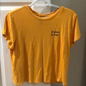 H&M Je Peux Je Veux Crop Tee